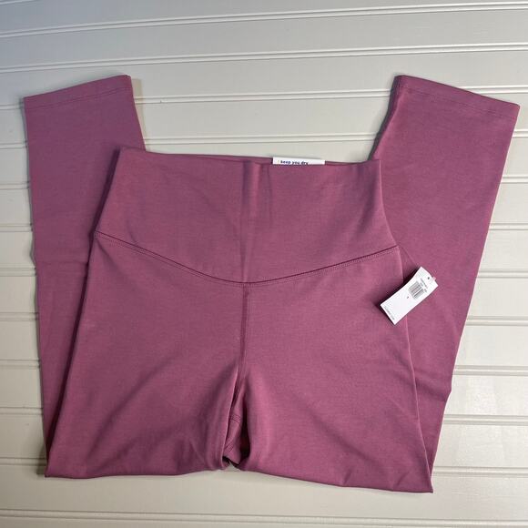 NWT OLD NAVY Pink Extra High Rise Crop Powerchill Workout Athletic Leggings Sz S - Picture 4 of 6